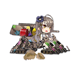 灰烬战线 虎鼠 软绵绵时间动画.gif