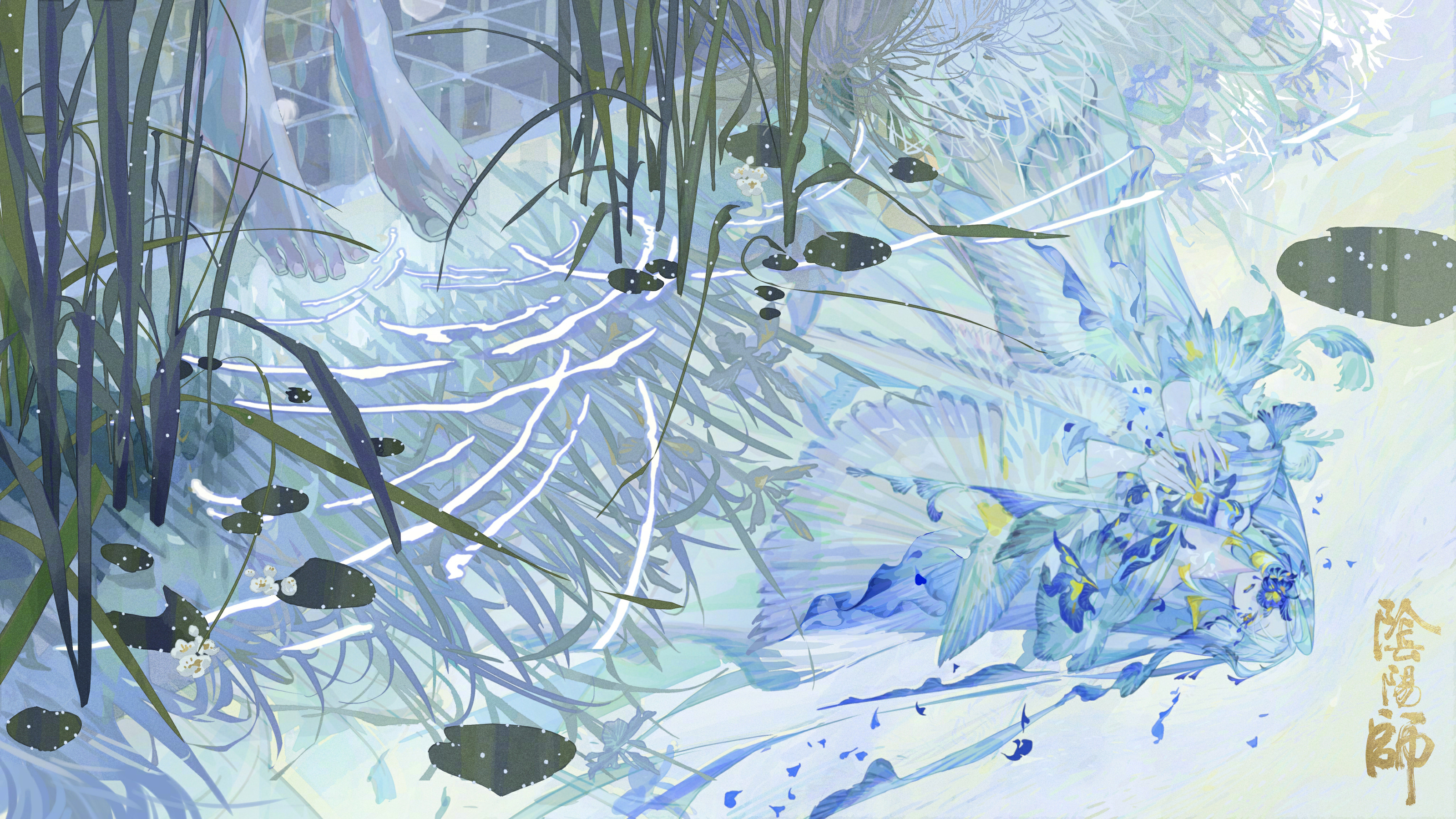 专属插画「玉婵临渊」