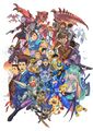 Capcom成立40周年纪念绘图