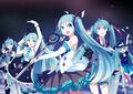 四迹画的魔法未来5年（2013-2017）的初音未来形象[39]