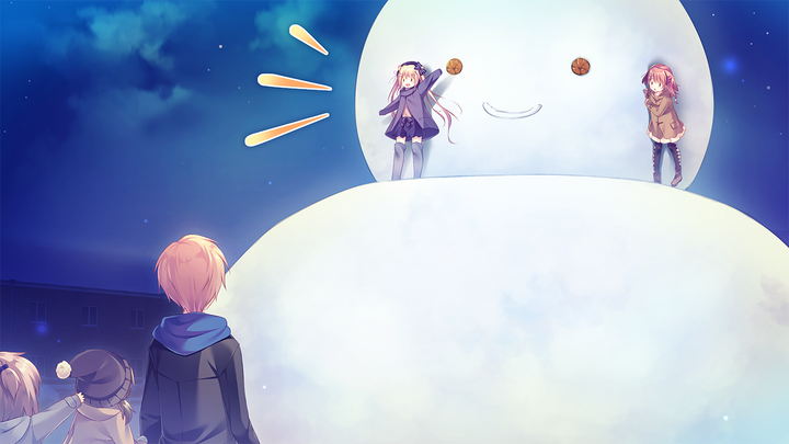 巨大雪人上的巧克拉和芽瑠.png