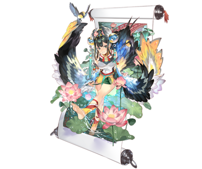 网易阴阳师花鸟卷闲池荷香.png