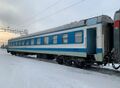 莫斯科——平壤的國際聯運車廂，由朝鐵30系硬臥客車擔當。