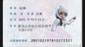 赵琳的身份证，也就是网络上最广泛的生日出生年来源