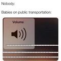 沒有人： 公共交通工具上的嬰兒：