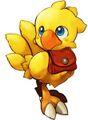 陸行鳥是《最終幻想系列》的吉祥物之一。此處為《陸行鳥與魔法繪本 魔女、少女和五位勇者》中初登場的主角陸行鳥，該形象在《陸行鳥的不可思議迷宮 忘卻時間的迷宮》中被發揚光大。