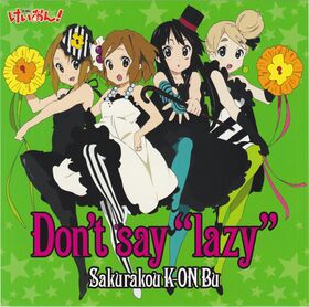Cover Dont say lazy.jpg