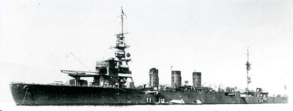 Japanese cruiser Kinu in 1931.jpg