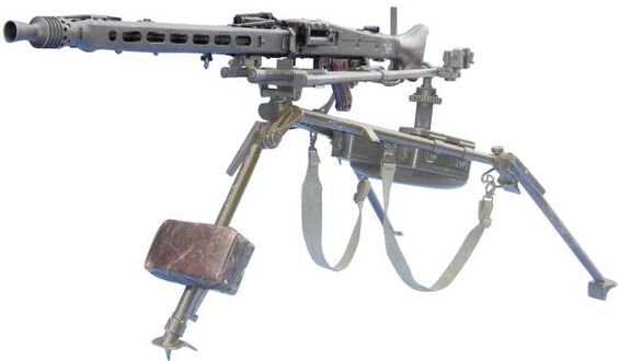 MG34的进阶版MG42，被认为是二战时代最实惠的通用机枪。它以高达1200RPM的射速给了诺曼底的盟军以深刻的印象。