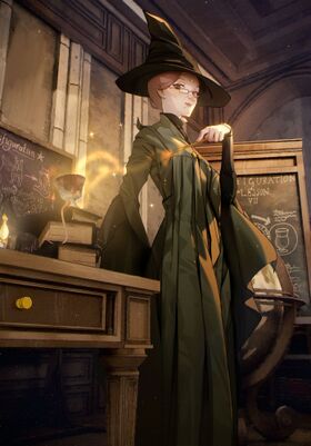 Minerva mcgonagall wizarding world and 1 more drawn by milk ko.jpg