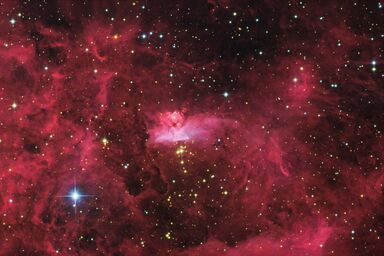 圓神星雲（NGC 6357）核心區