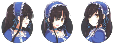 西园寺铃在《铁道少女project:动车组篇》中的表情图