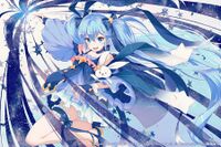 報紙「スポーツ報知」「SNOW MIKU 2017 特別号」中插畫